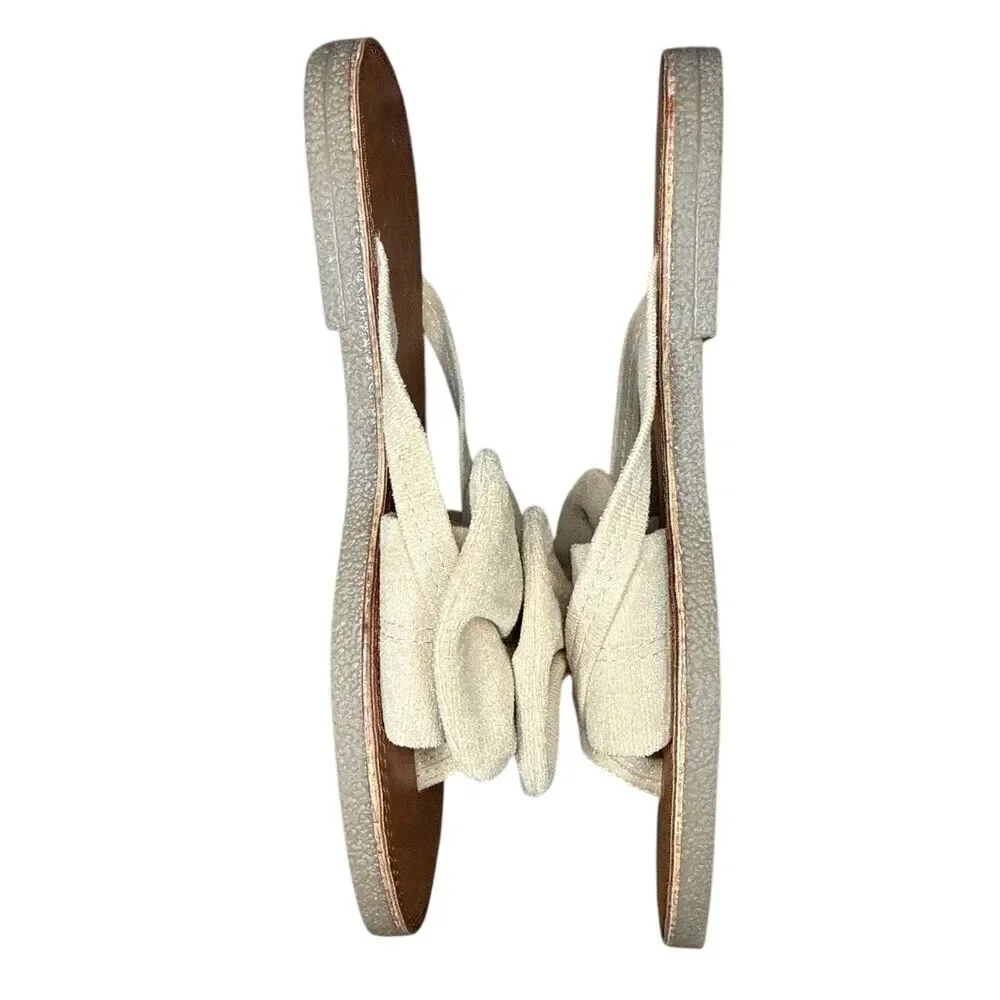 FISACE Womens Slip On Sandal, Ring Toe Strappy Summer Gladiators Size: 9 1/2